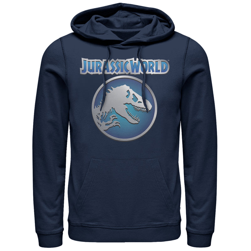 Men's Jurassic World Circle Logo Pull Over Hoodie