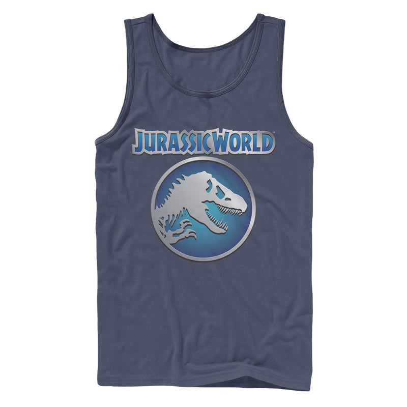 Men's Jurassic World Circle Logo Tank Top