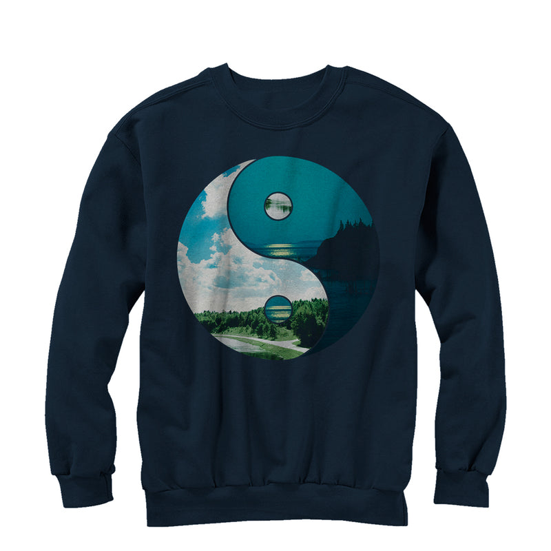 Men's Lost Gods Yin Yang Landscape Sweatshirt