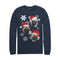 Men's Lost Gods Ugly Christmas Pug Long Sleeve Shirt