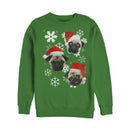 Men's Lost Gods Ugly Christmas Pug Sweatshirt