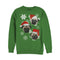 Men's Lost Gods Ugly Christmas Pug Sweatshirt