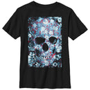 Boy's Lost Gods Flower Skull T-Shirt