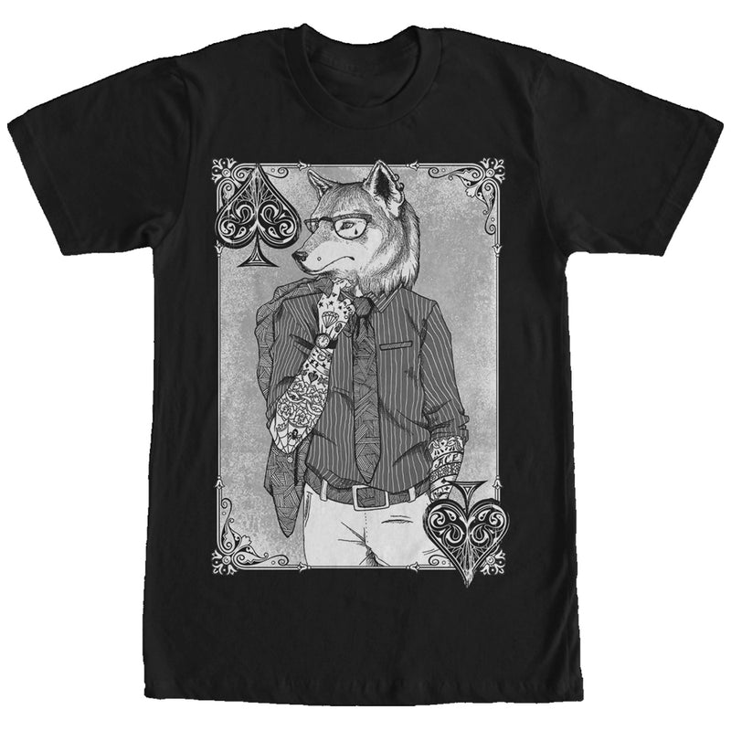 Men's Lost Gods Tattooed Fox Man T-Shirt