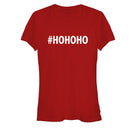 Junior's Lost Gods Christmas Hashtag Ho Ho Ho T-Shirt