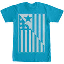 Men's Lost Gods American Flag Jersey Print T-Shirt