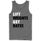 Men's CHIN UP Lift Weights Get Dates Tank Top