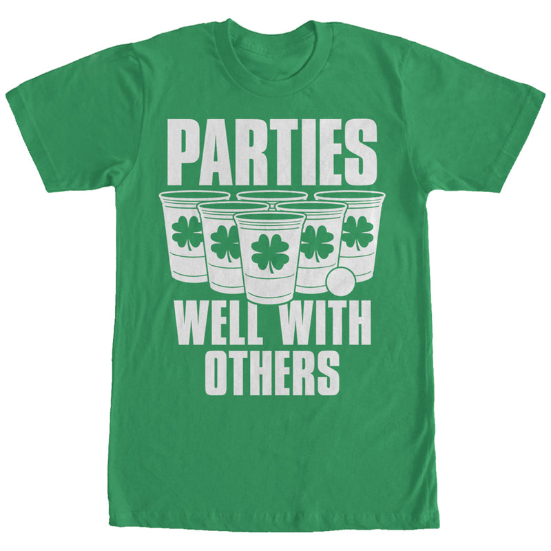 Men's Lost Gods Parties Well With Others Pong T-Shirt