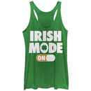 Women's Lost Gods Irish Mode On Racerback Tank Top