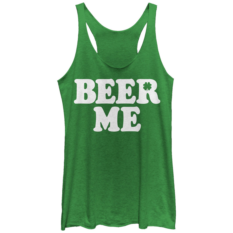 Women's Lost Gods Me Shamrock Racerback Tank Top