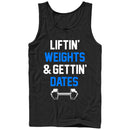 Men's CHIN UP Lifting Weights Getting Dates Tank Top