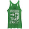 Women's Lost Gods Saint Patrick's Day Proceed to Party Racerback Tank Top