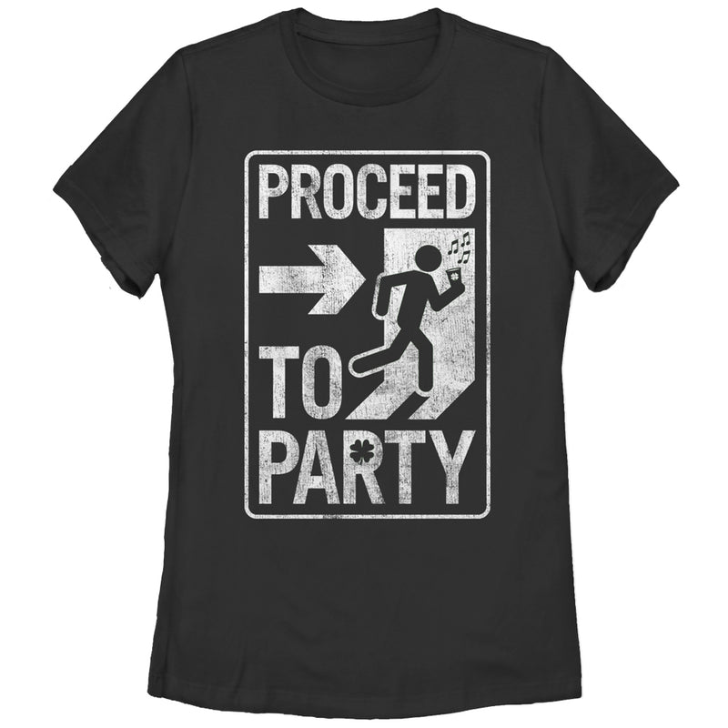 Women's Lost Gods Saint Patrick's Day Proceed to Party T-Shirt