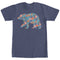 Men's Lost Gods Hawaiian Print Bear T-Shirt