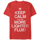 Men's Lost Gods Keep Calm and Use More Lighter Fluid T-Shirt