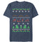 Men's Lost Gods Ugly Christmas Mustache T-Shirt