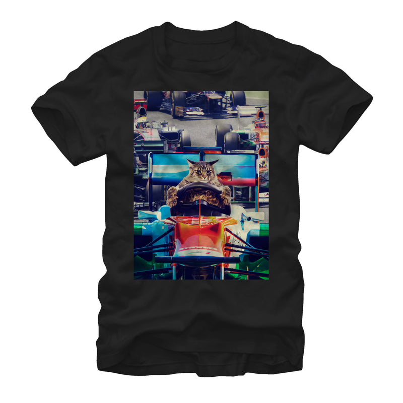 Men's Lost Gods Race Cat Driver T-Shirt