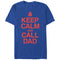 Men's Lost Gods Keep Calm and Call Dad T-Shirt