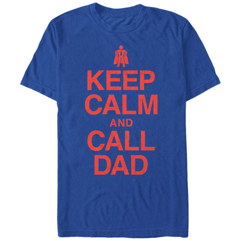 Men's Lost Gods Keep Calm and Call Dad T-Shirt