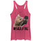 Women's Lost Gods Cat Selfie Racerback Tank Top