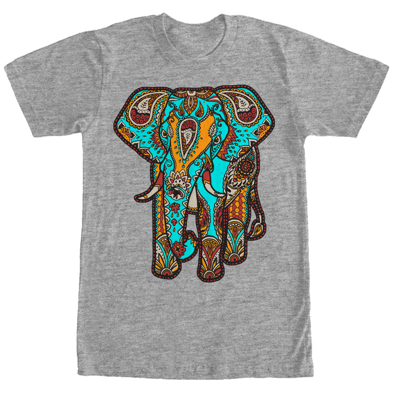 Men's Lost Gods Henna Elephant Print T-Shirt