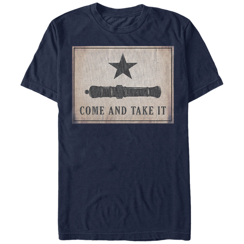 Men's Lost Gods Fourth of July  Come and Take It Cannon T-Shirt