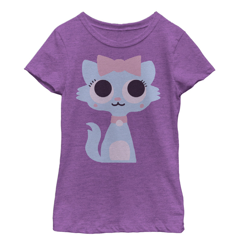 Girl's Lost Gods Kitten in a Bow T-Shirt