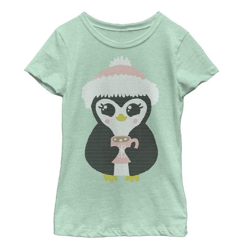 Girl's Lost Gods Cozy Cocoa Penguin T-Shirt