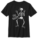 Boy's Lost Gods Halloween Happy Oh Snap Skeleton T-Shirt