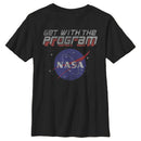 Boy's NASA Get With The Program Logo T-Shirt