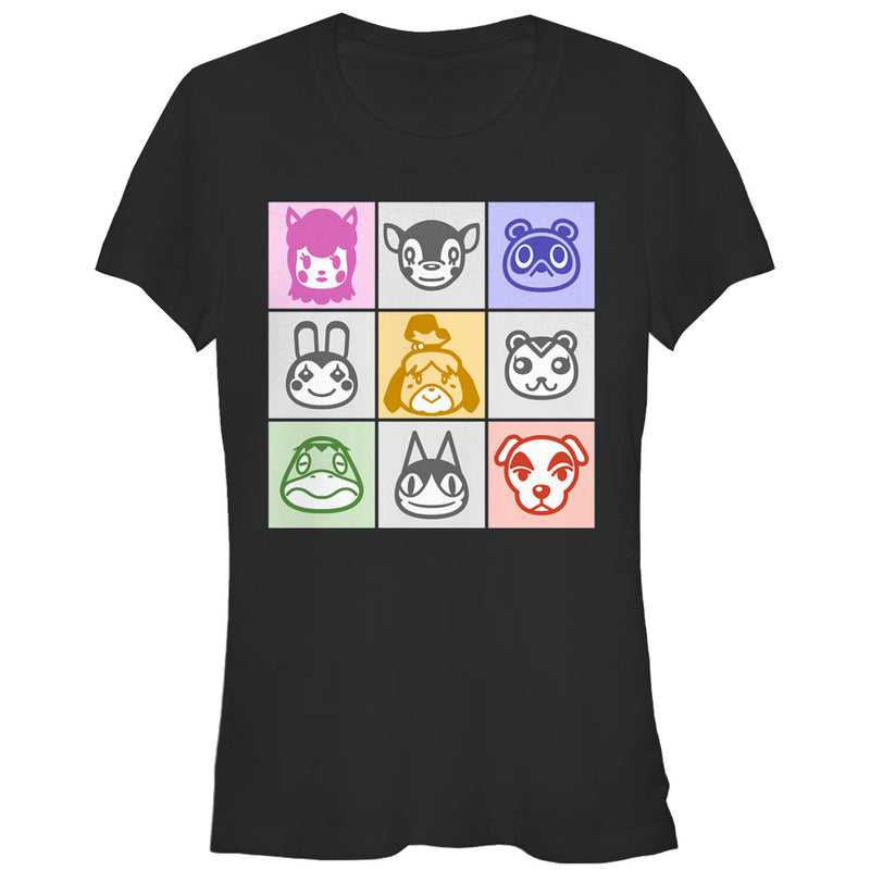 Junior's Nintendo Animal Crossing Portrait T-Shirt
