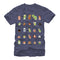 Men's Nintendo Super Mario Bros Pixel Cast T-Shirt