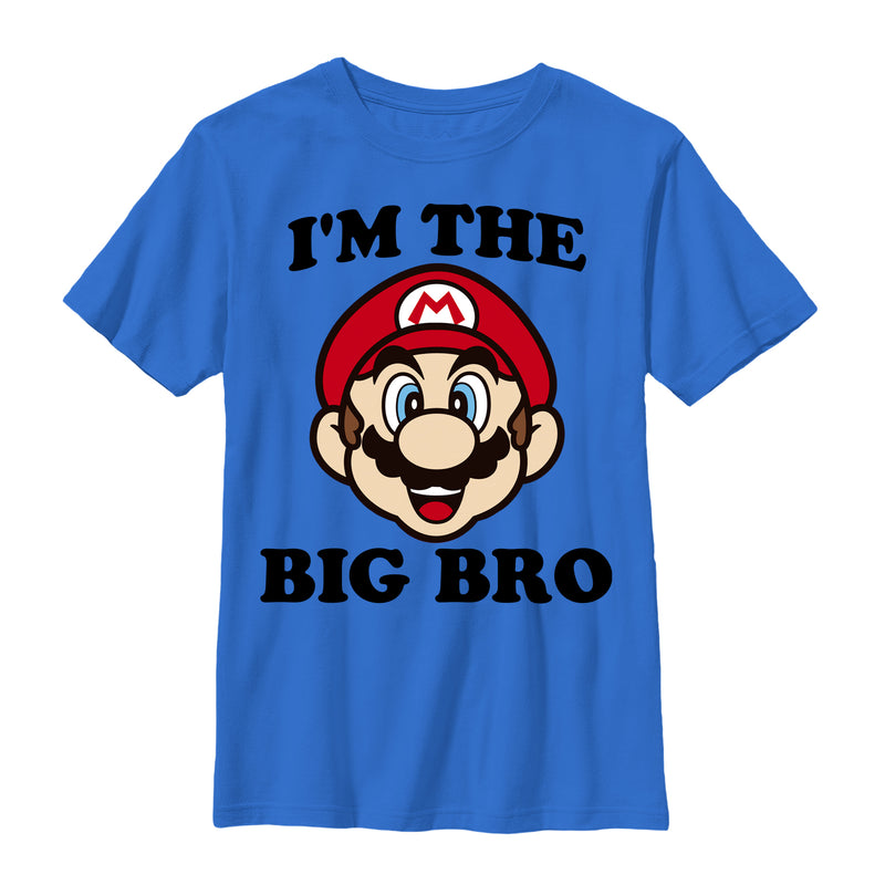 Boy's Nintendo Mario Big Brother T-Shirt