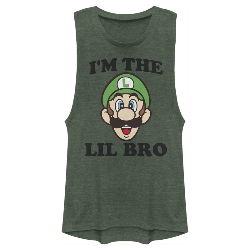 Junior's Nintendo Luigi Little Brother Festival Muscle Tee
