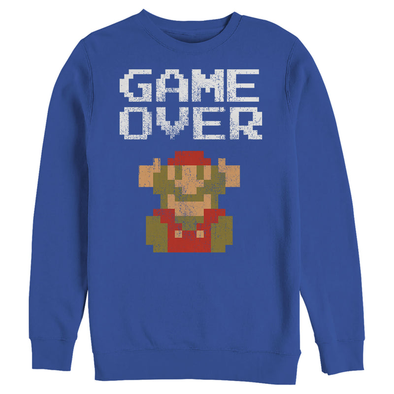Men's Nintendo Mario Game Over Sweatshirt