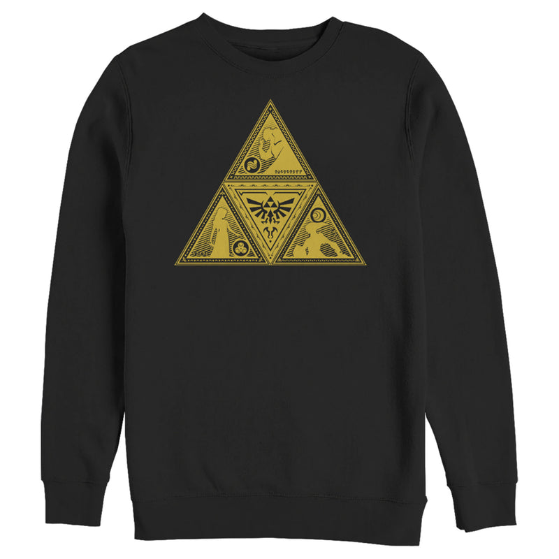 Men's Nintendo Legend of Zelda Triforce Silhouette Sweatshirt