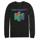 Men's Nintendo Classic N64 Logo Long Sleeve Shirt