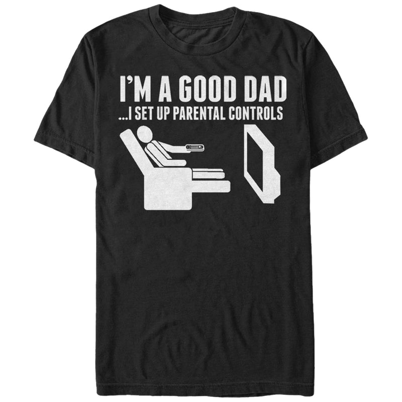 Men's Lost Gods Good Dad I Set Up Parental Controls T-Shirt