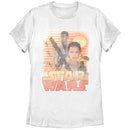 Women's Star Wars The Force Awakens Classic Rey and Finn T-Shirt