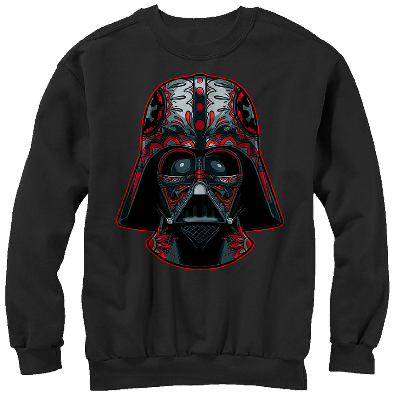 Men's Star Wars Darth Vader Helmet Markings Sweatshirt