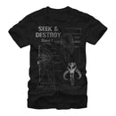 Men's Star Wars Boba Fett Slave I Seek and Destroy T-Shirt