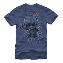 Men's Star Wars Darth Vader Cartoon Attack T-Shirt