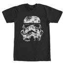 Men's Star Wars Stormtrooper Helmet Flowers T-Shirt