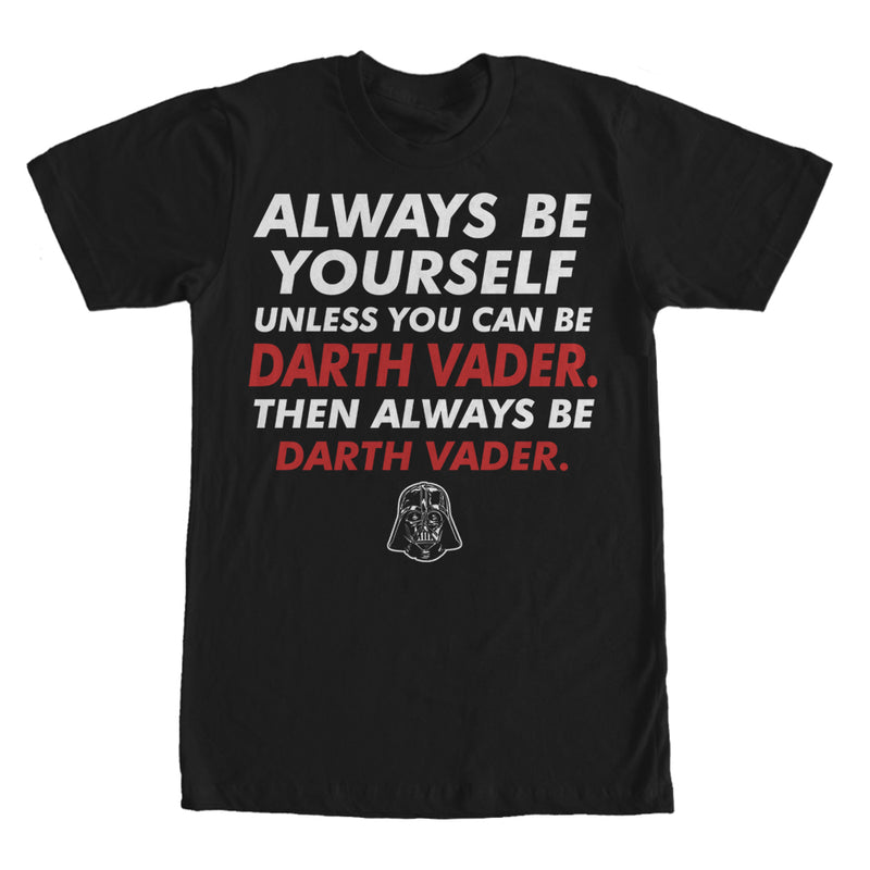 Men's Star Wars Always Be Darth Vader T-Shirt