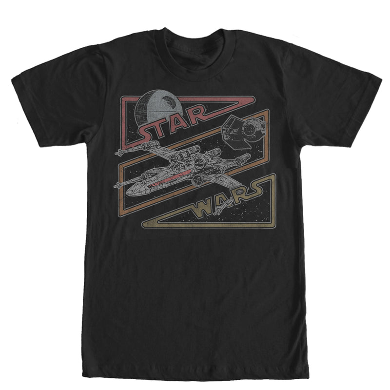 Men's Star Wars Retro Spaceship Frame T-Shirt