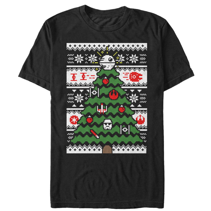 Men's Star Wars Ugly Christmas Tree T-Shirt