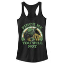 Junior's Star Wars Do Not Pinch Yoda Racerback Tank Top