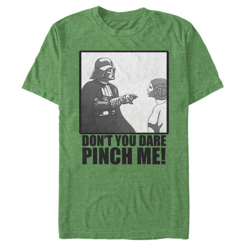 Men's Star Wars Don't You Dare Pinch Me, Vader to Leia T-Shirt