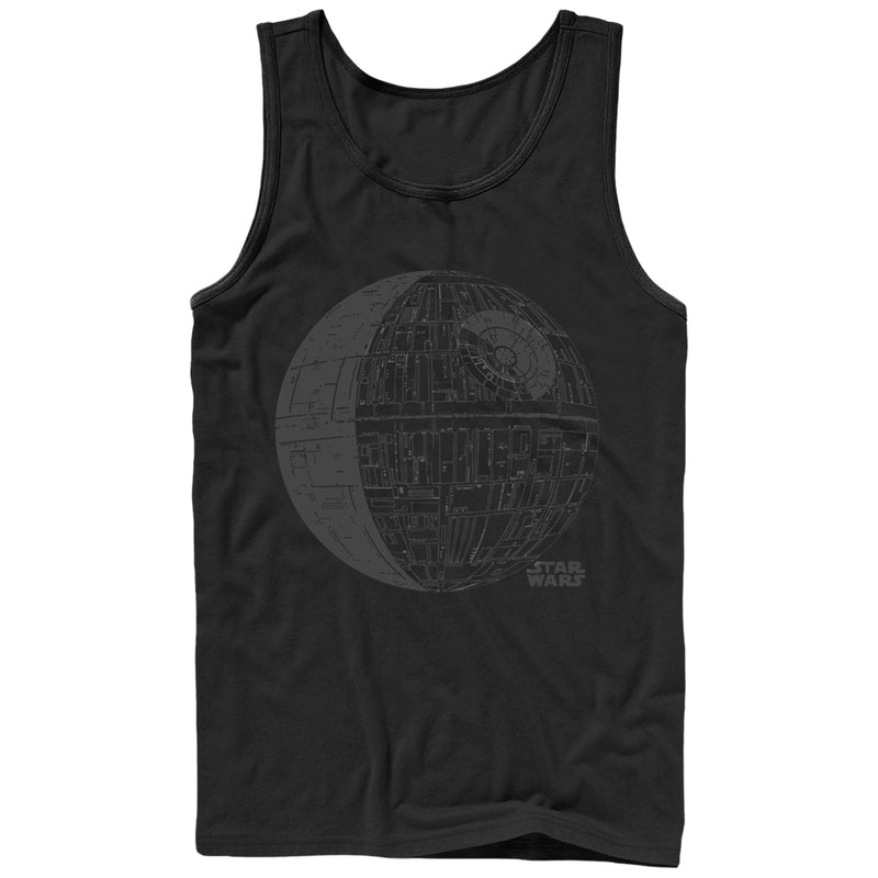 Men's Star Wars Death Star Logo Tank Top