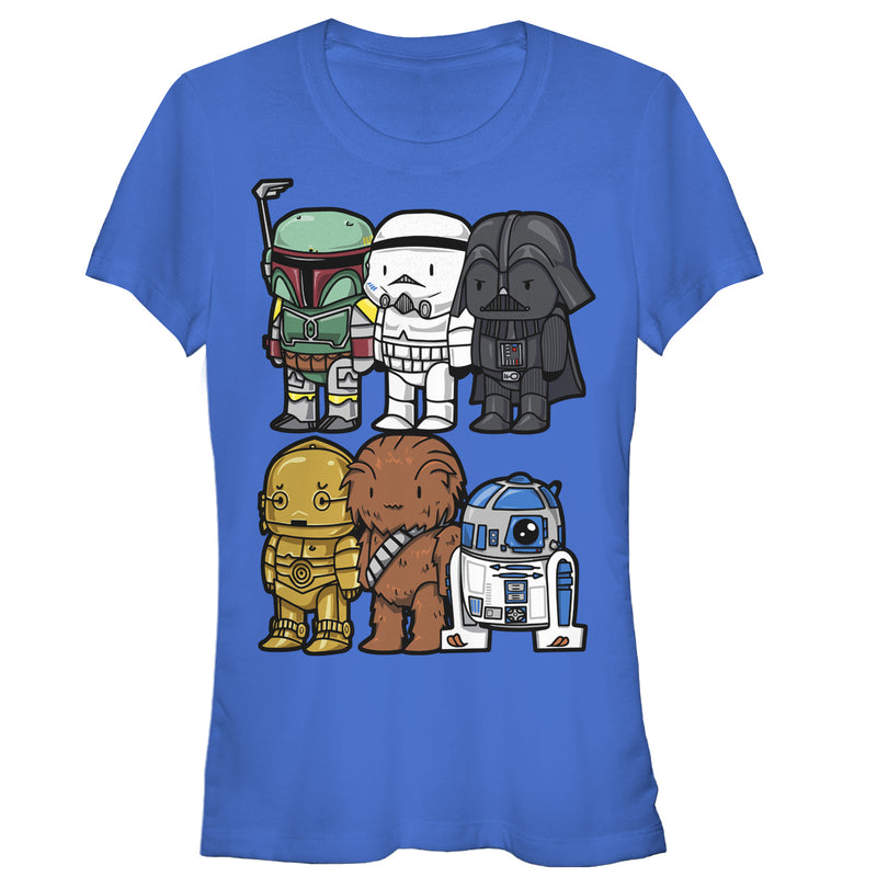 Junior's Star Wars Cartoon Characters T-Shirt